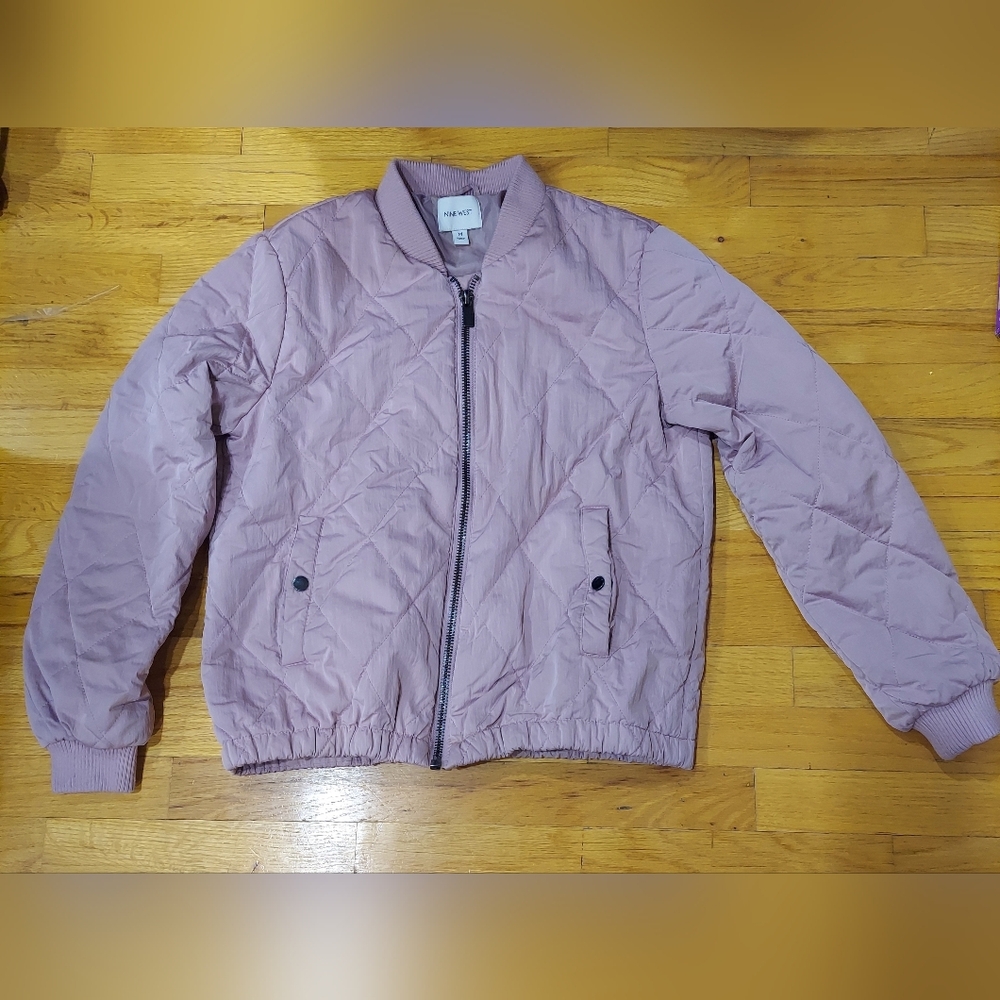 PRE-LOVED Nine West Mauve Puffer Jacket (Size: M)